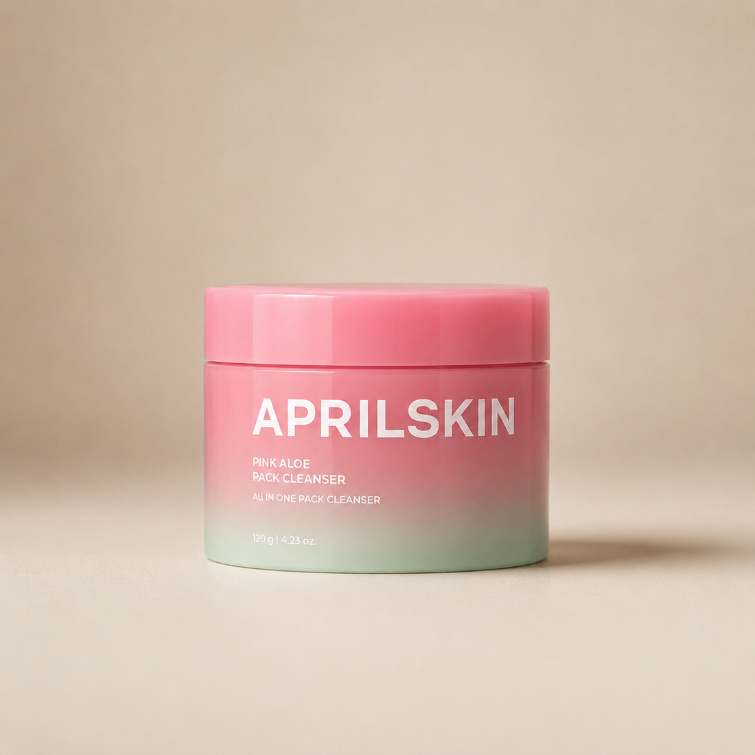 APRILSKIN PINK ALOE PACK CLEANSER - BAUME EXFOLIANT