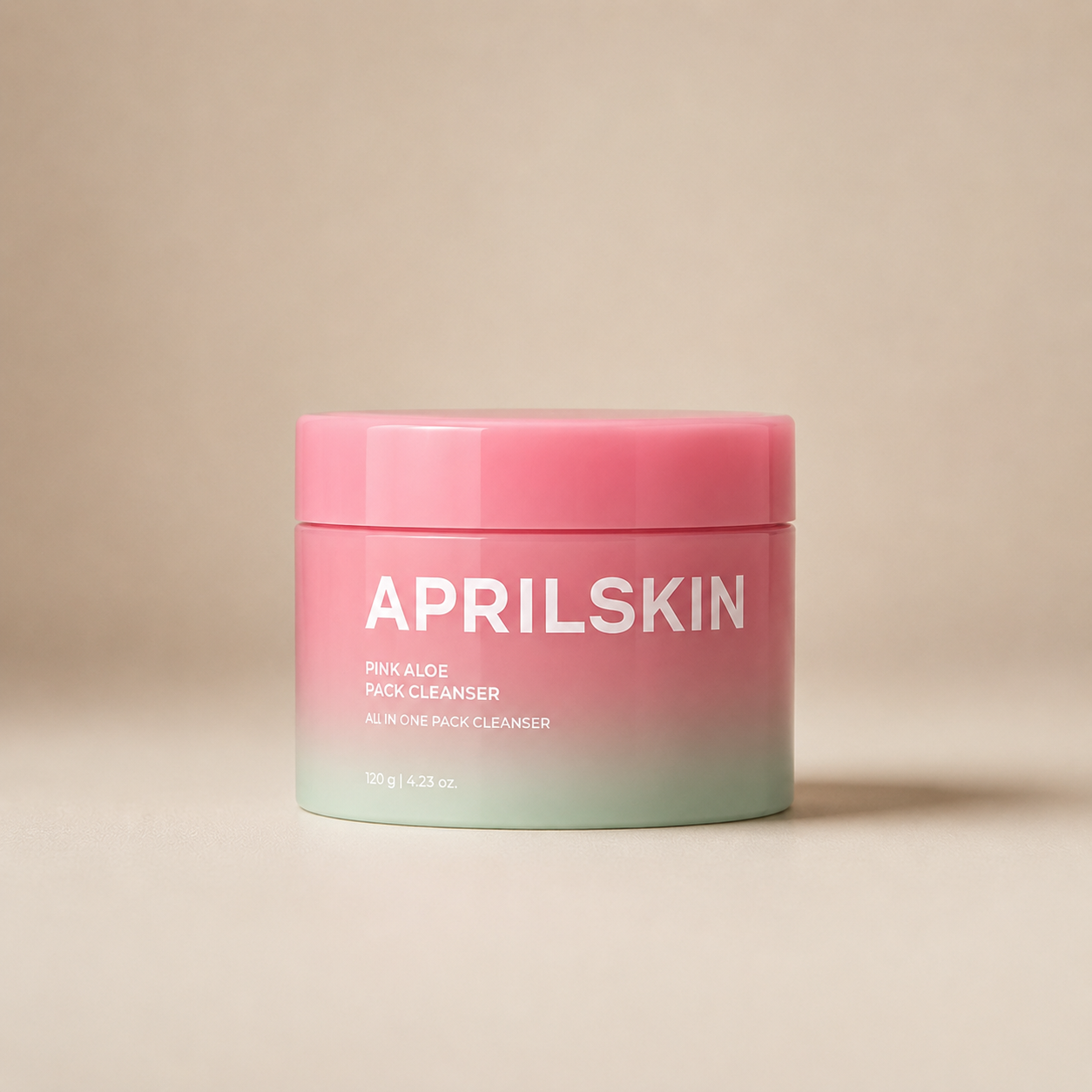 APRILSKIN PINK ALOE PACK CLEANSER - BAUME EXFOLIANT