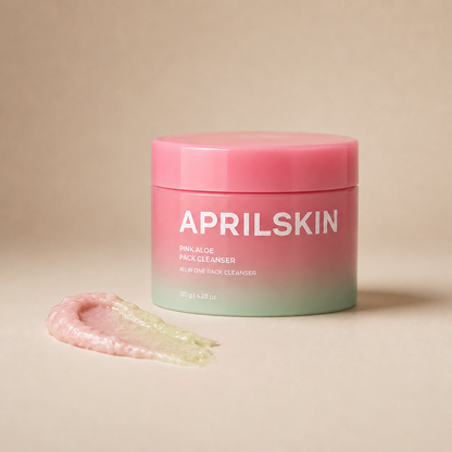 APRILSKIN PINK ALOE PACK CLEANSER - BAUME EXFOLIANT