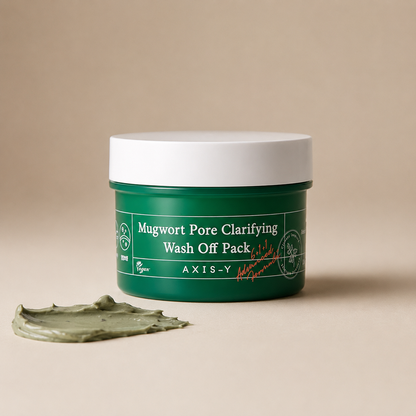 AXIS-Y MUGWORT PORE CLARIFYING WASH OFF PACK